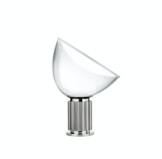 FLOS TACCIA silver table lamp