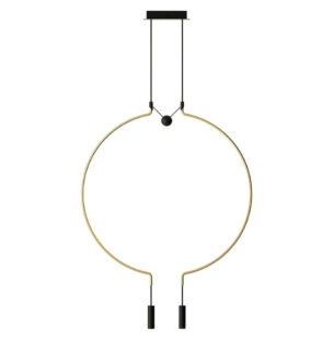 AXOLIGHT Liaison 2x suspension gold-black