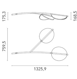 FLOS ALMENDRA SHORT 2 data sheet