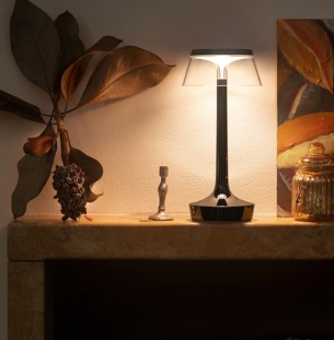 Flos Bon Jour Unplugged lauavalgusti interjööris 5