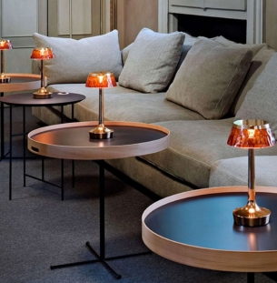 Flos Bon Jour Unplugged lauavalgusti interjööris 8