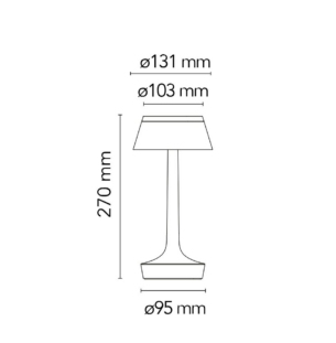 flos bon jour unplugged lauavalgusti tooteleht