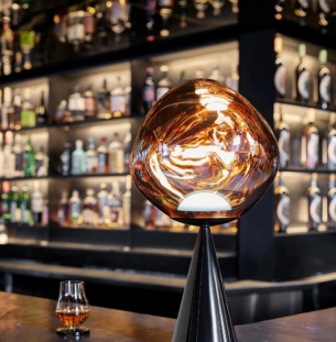 Tom Dixon melt cone fat lauavalgusti interjööris 1