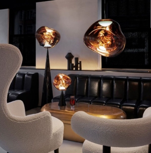 Tom Dixon Melt Cone Fat table interior