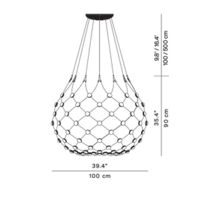 Luceplan Mesh 100 data sheet