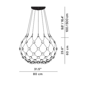 Luceplan Mesh 80 data sheet