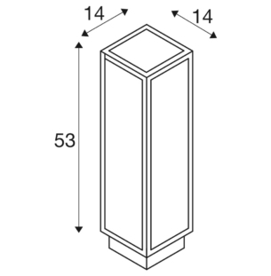 SLV QUADRULO LED IP55 floor data sheet