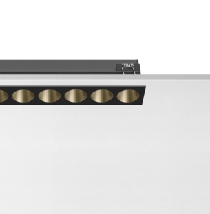 Flos Light Shadow Trim 8 black bronze