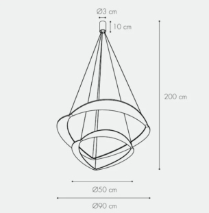 Icone Luce Diadema 2 rippvalgusti tooteleht 01