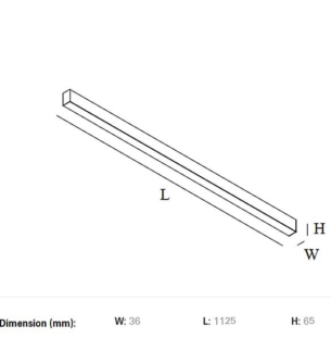Intra Lighting Kalis 65 must outlet tooteleht