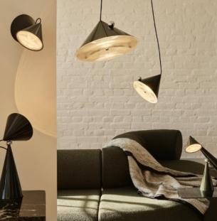 tom dixon pose laetav lauavalgusti interjööris