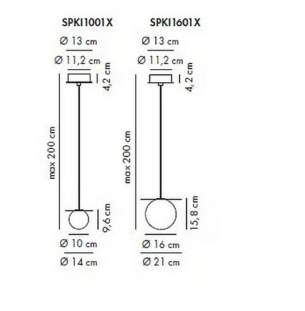 Axolight Kiss rippvalgusti tooteleht
