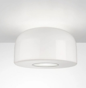 Flos bellhop glass laevalgusti valge 1