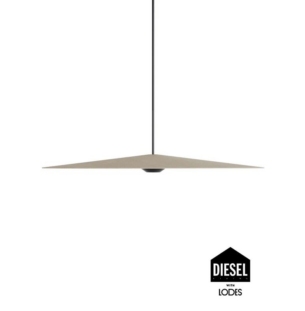 LODES UFO rippvalgusti DIESEL LIVING beež suur