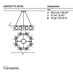 MASIERO GIROUETTE rippvalgusti tooteleht 1