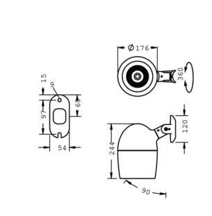 willy meyer Metaspot 2 Darkring Optic prožektor tooteleht