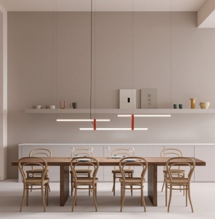 AXOLIGHT paralela horisontal rippvalgusti interjööris 3