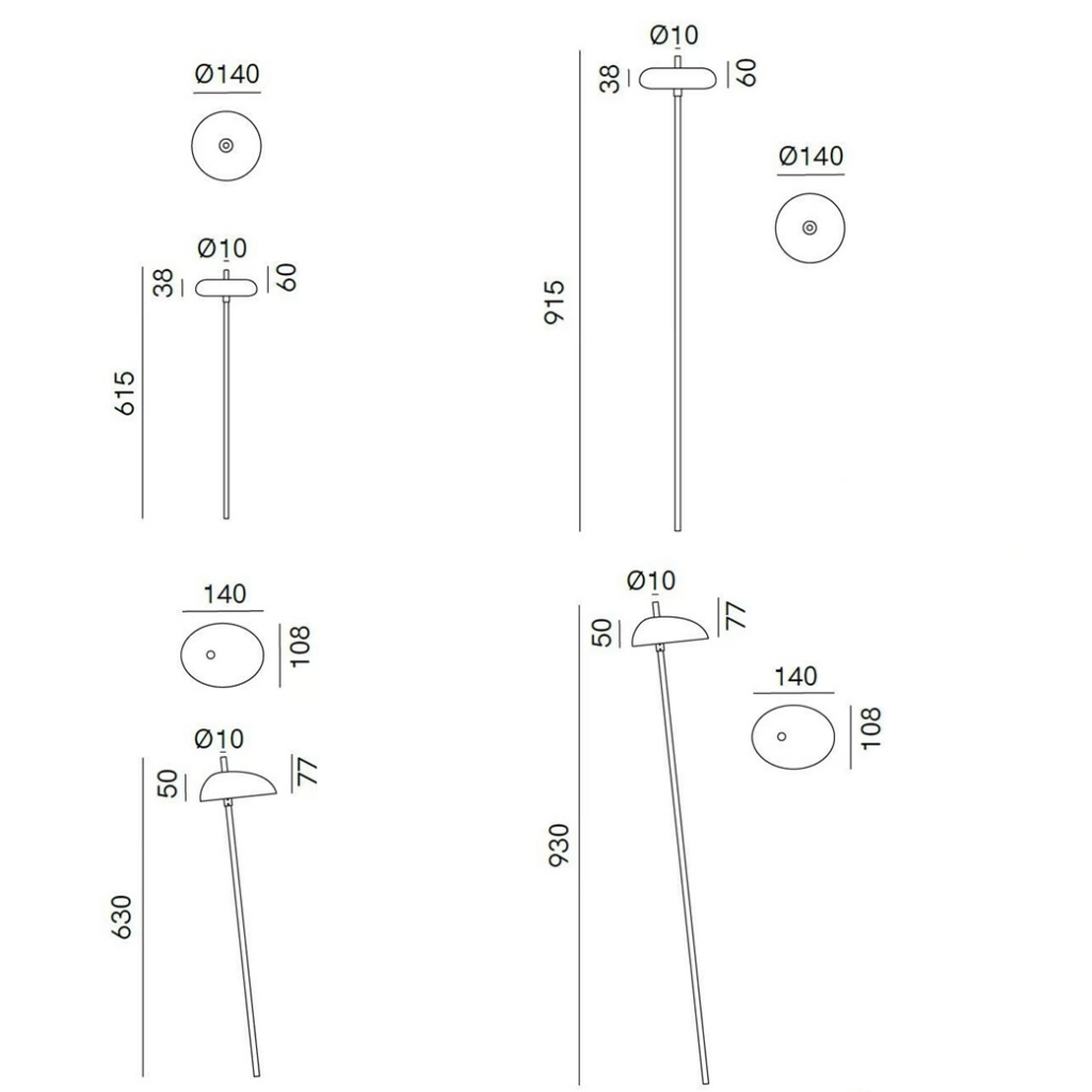 Il Fanale pantarhei välisvalgusti tooteleht