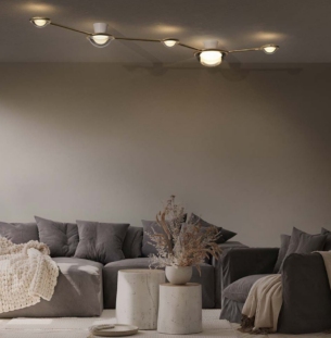 Lasvit Constellation laevalgusti interjööris 2