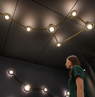 Lasvit Constellation laevalgusti interjööris 3