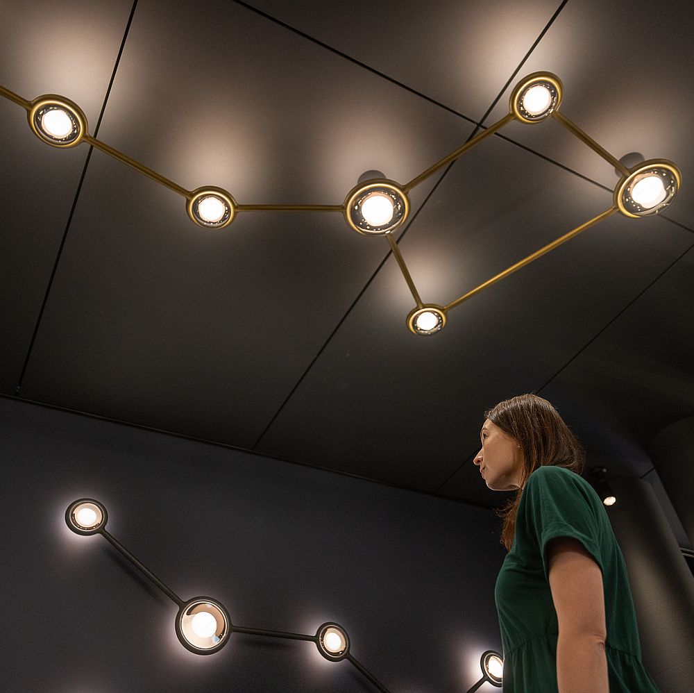 Lasvit Constellation laevalgusti interjööris 3