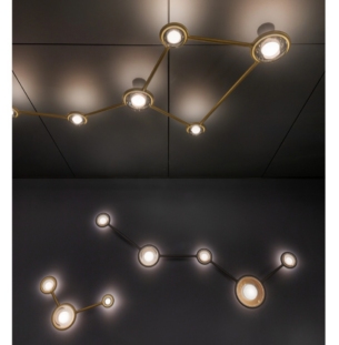 Lasvit Constellation laevalgusti interjööris 4