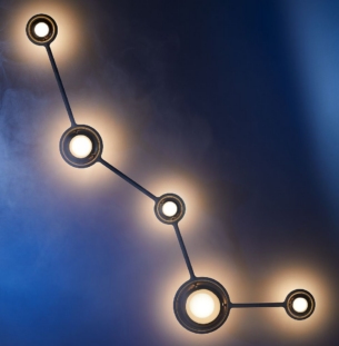 Lasvit Constellation laevalgusti interjööris 5