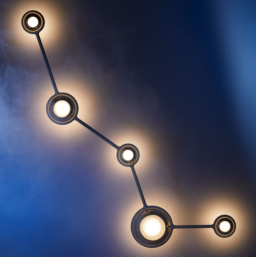 Lasvit Constellation laevalgusti interjööris 5