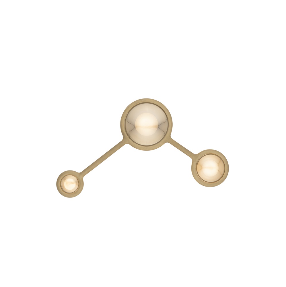 Lasvit Constellation Tri Star seinavalgusti CL123WA-4CE00-6445S1