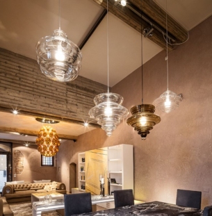 Lasvit Neverending Glory kollektsioon interjööris