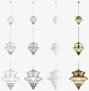 Lasvit Neverending Glory La Scala rippvalgusti 1