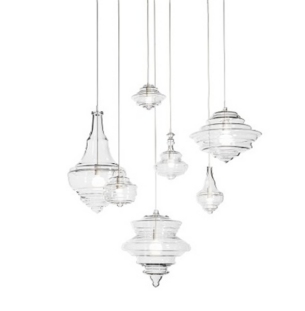 Lasvit Neverending Glory Prague Estate Theatre rippvalgusti kompositsioon