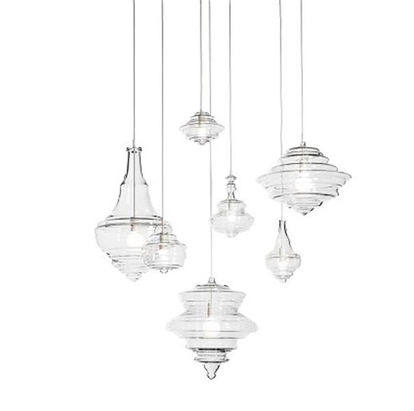 Lasvit Neverending Glory Prague Estate Theatre rippvalgusti kompositsioon