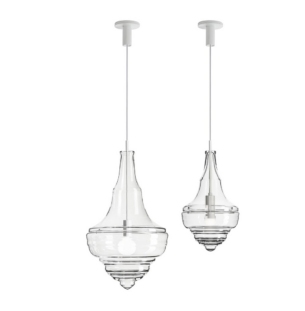 Lasvit Neverending Glory Prague Estate Theatre rippvalgusti läbipaistev