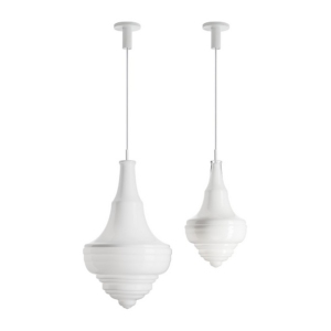 Lasvit Neverending Glory Prague Estate Theatre rippvalgusti valge