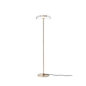 Nuura Blossi põrandavalgusti kuldne läbipaistev