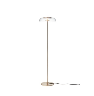 Nuura Blossi põrandavalgusti kuldne läbipaistev