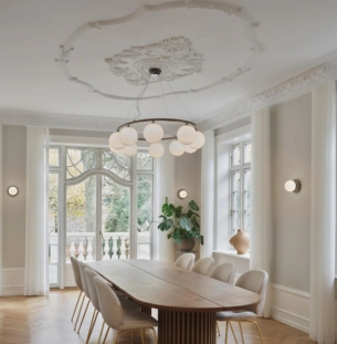 Nuura Liila 1 medium lae seinavalgusti interjööris 33