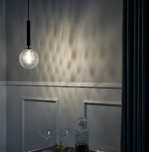 Nuura Miira 1 rippvalgusti interjööris