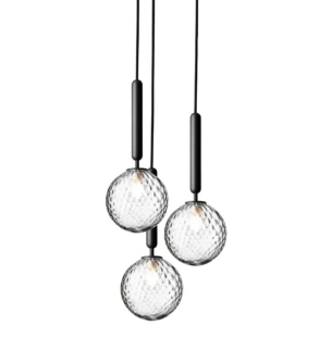 Nuura Miira 3 rippvalgusti hall läbipaistev