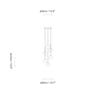 Nuura Miira 6 small rippvalgusti tooteleht