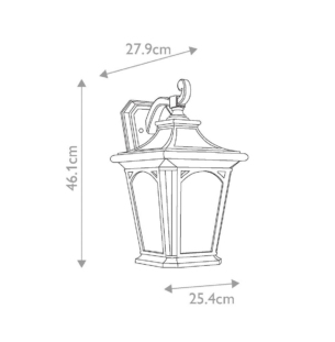 ELSTEAD Bedford large välisvalgusti tooteleht