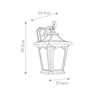 ELSTEAD Bedford medium välisvalgusti tooteleht