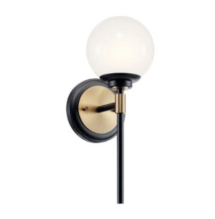 Elstead Benno 1 vannitoavalgusti must