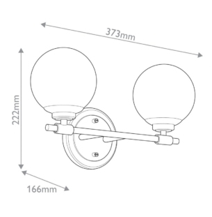 Elstead Benno 2 vannitoavalgusti tooteleht