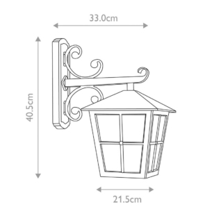 ELSTEAD canterbury seinavalgusti ip44 tooteleht