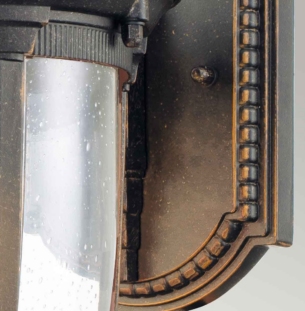 elstead cleveland seinavalgusti ip44 detail 2