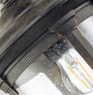 elstead cleveland seinavalgusti ip44 detail