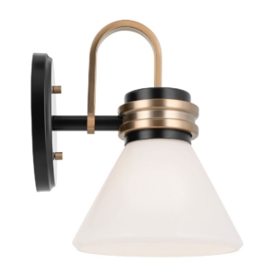 Elstead Farum 1 vannitoavalgusti must 1