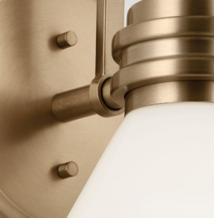 Elstead Farum 1 vannitoavalgusti pronks detail